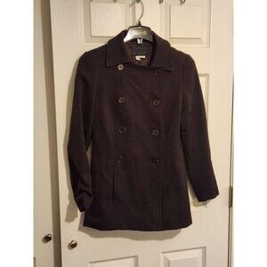 Zara Woman Double Breasted Wool Blend Made From Spain Coat